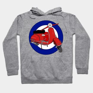 Vespa Mod Circle Hoodie